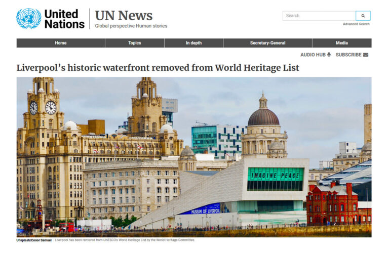 Liverpool został wykreślony z listy światowego dziedzictwa UNESCO