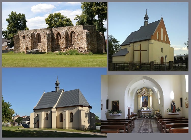 Bodzentyn – odbudowany kościół św. Ducha
