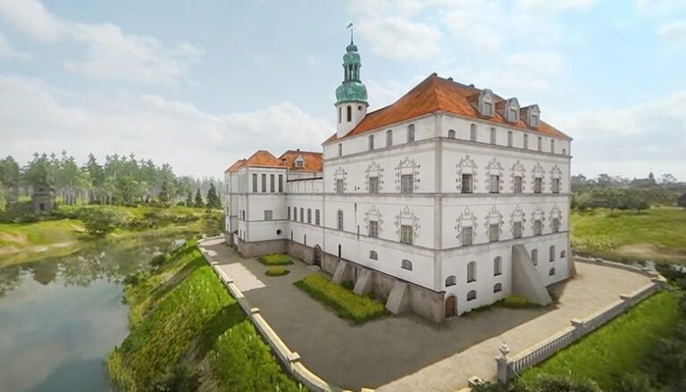 Białoruś – wirtualna rekonstrukcja Zamku Biały Kowiel w Smolanach