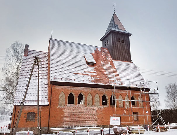 Drożyska Wielkie (woj. wielkopolskie) – renowacja dawnego kościoła ewangelickiego
