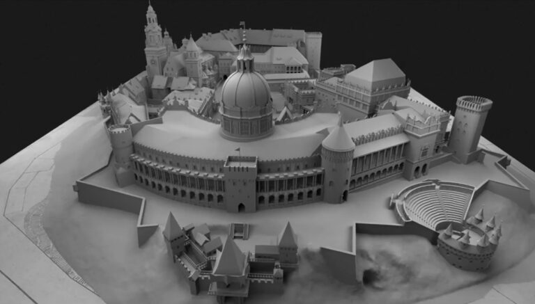Krótki film o niezrealizowanej wizji przebudowy Wawelu