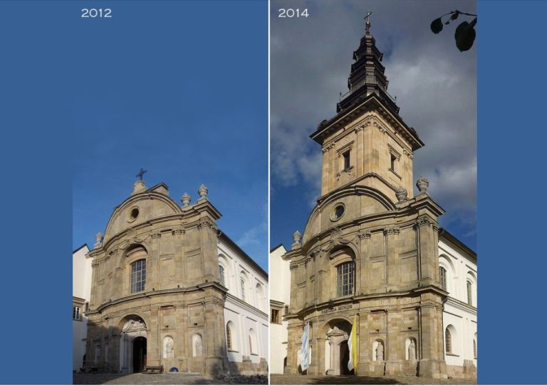 Święty Krzyż – 10 lat temu zrekonstruowano wieżę Bazyliki