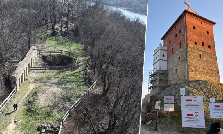 Melsztyn – po odbudowie donżonu zamku przychodzi pora na zabezpieczenie i uczytelnienie murów reszty średniowiecznej warowni