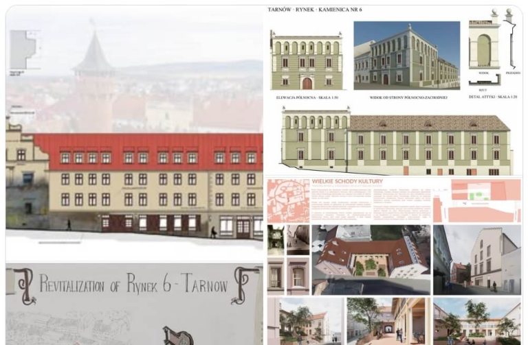 Tarnów – kamienica Rynek 6 – do 29 maja można głosować w konkursie na tradycyjną alternatywę