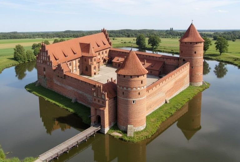 Ciechanów – sztuczna inteligencja ożywia rysunki przedstawiające studium formy pierwotnej zamku